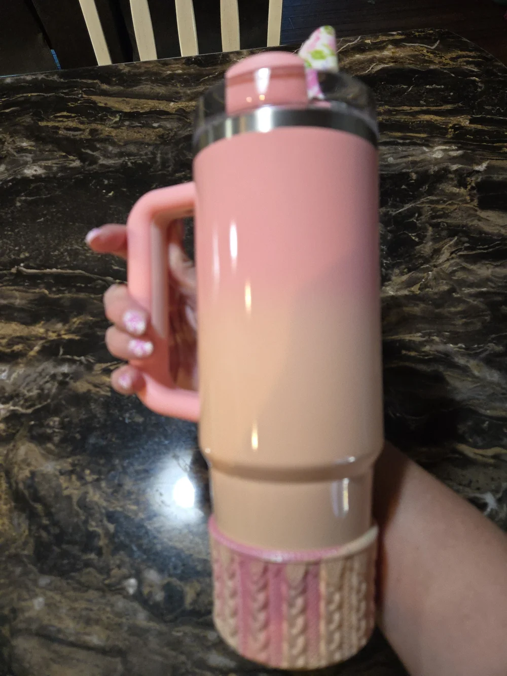 Pink Mesa Sunset Stanley 30oz - Picture 2 of 5